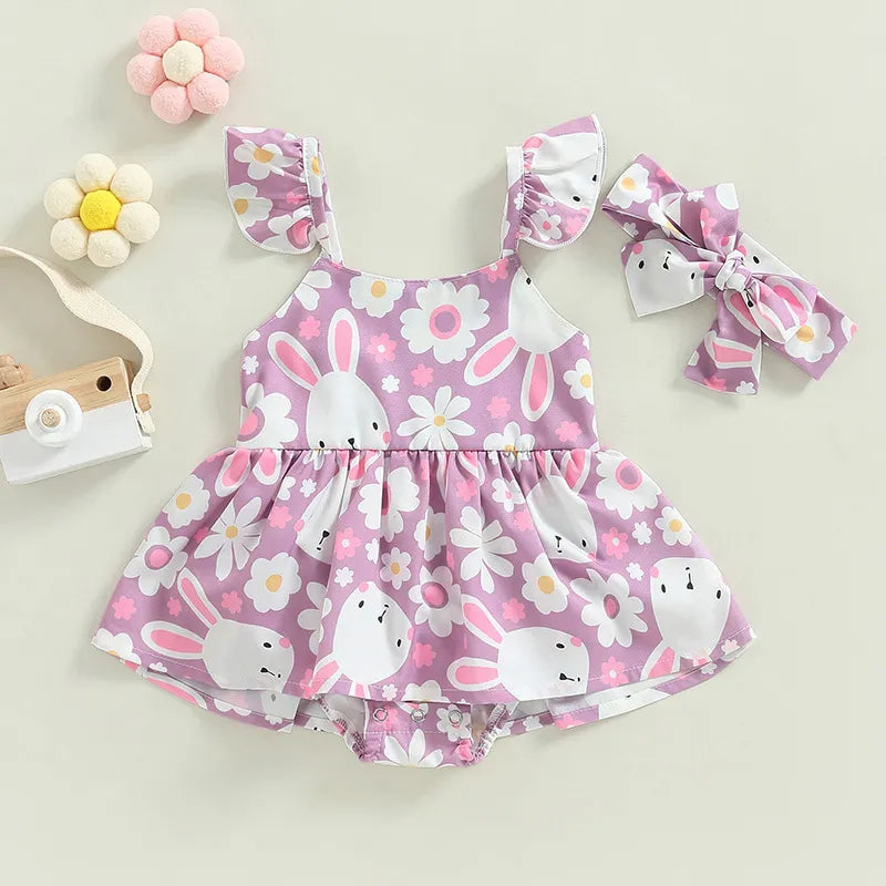Baby sleeveless easter day Bodysuit