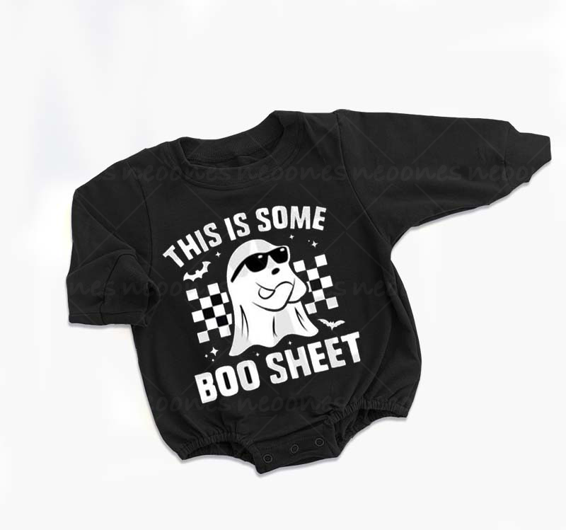 Baby this is some boo sheet Romper