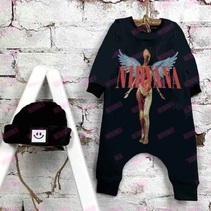 Baby Print Romper and Adult Tee