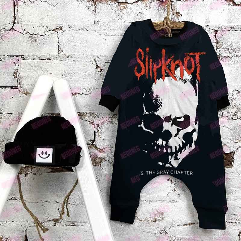 Slipknot Baby Print Romper and Adult Tee
