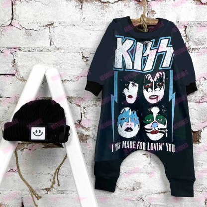 Baby Print Romper and Adult Tee