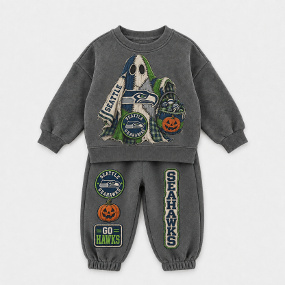 Baby Football Set And Matching Adult Sweater