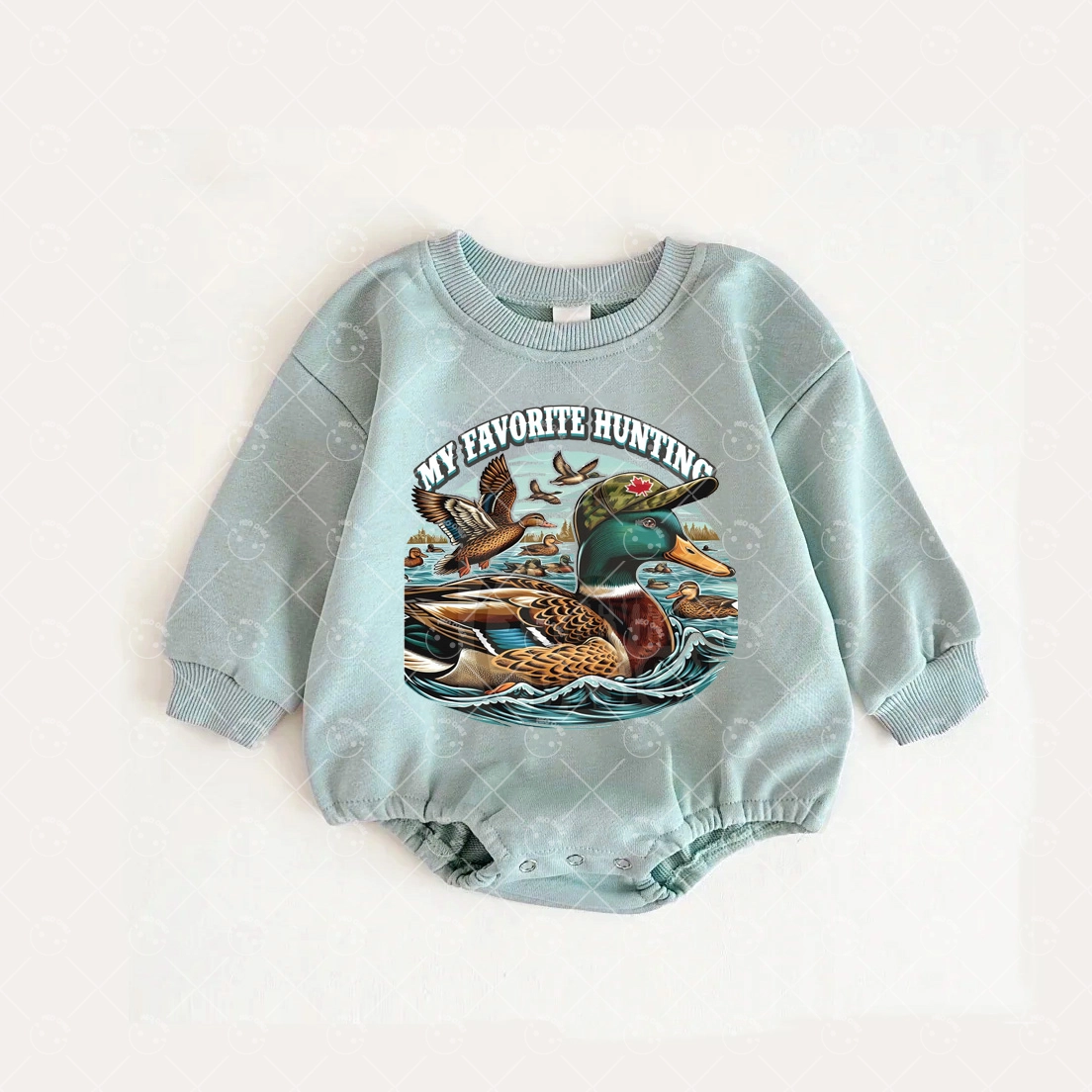 Baby Hunting ducks Romper