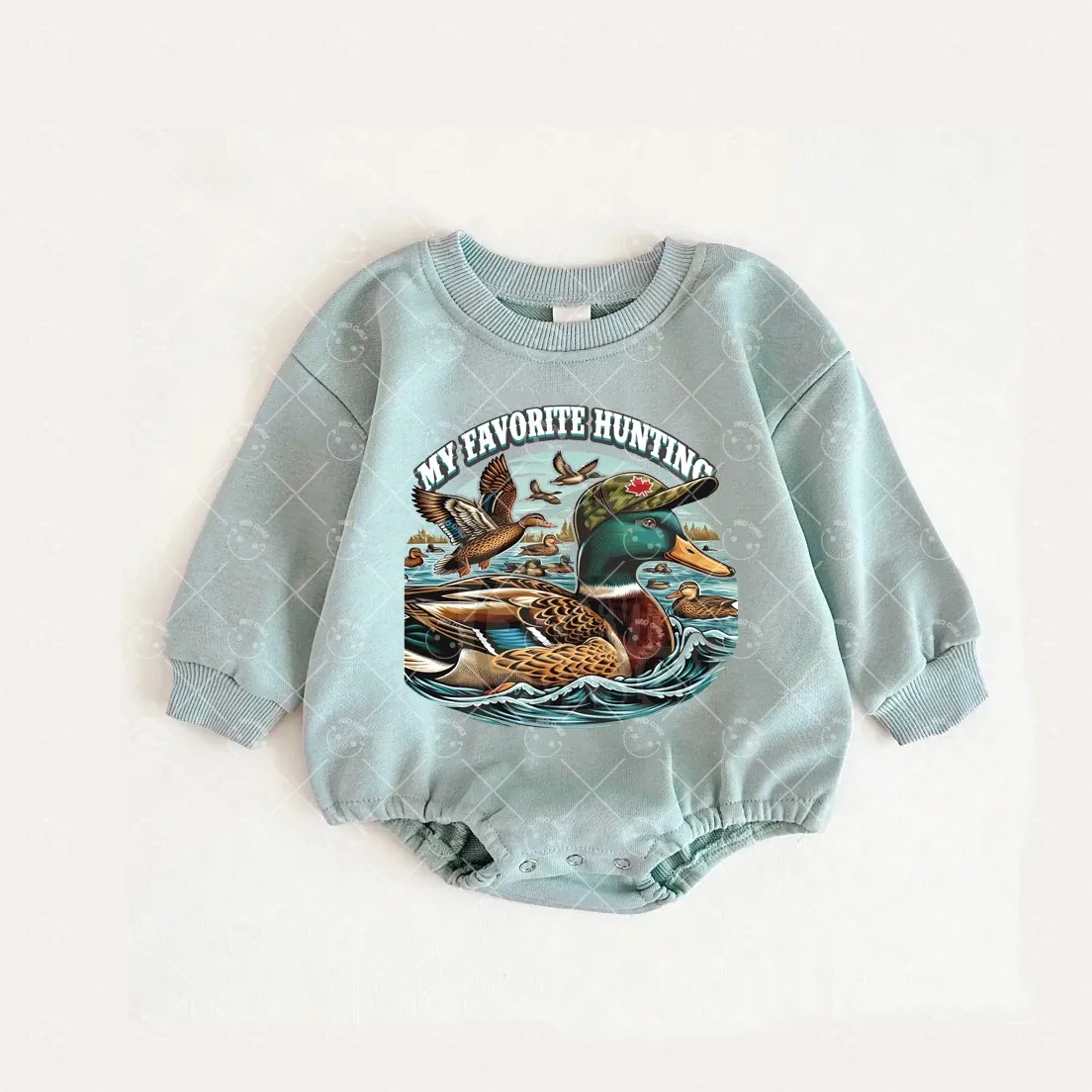 Baby Hunting ducks Romper