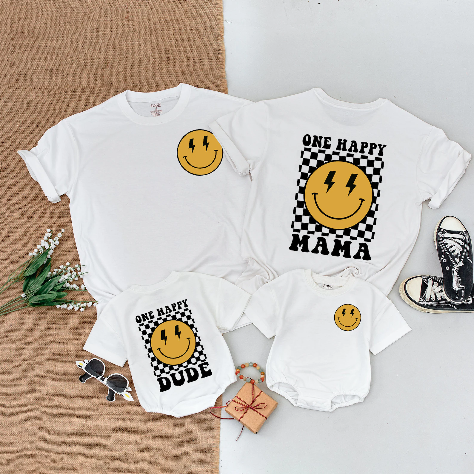 One Happy Dude Birthday Matching Outfit