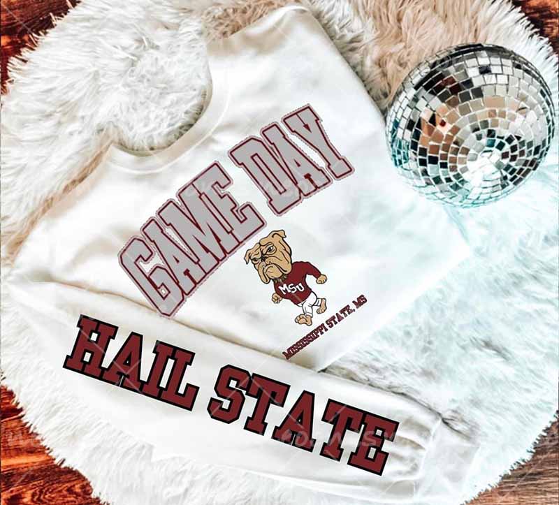 Baby Game Day Romper and Adult Sweatshirt
