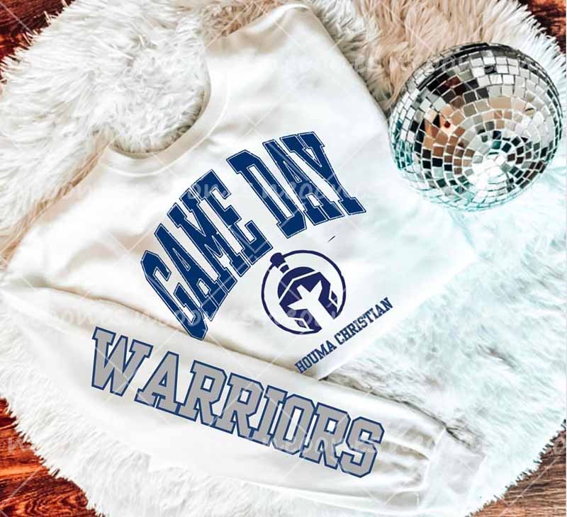 Baby Game Day Romper and Adult Sweatshirt