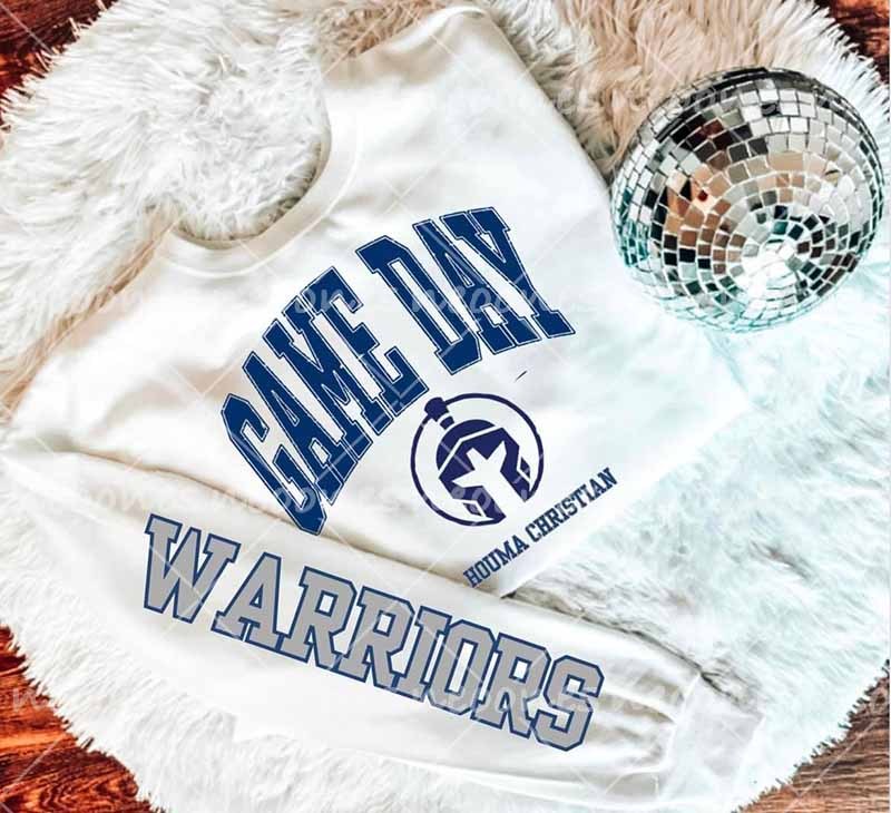 Baby Game Day Romper and Adult Sweatshirt