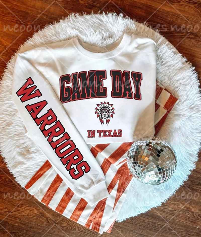 Baby WarrioRs Romper and Adult Sweatshirt