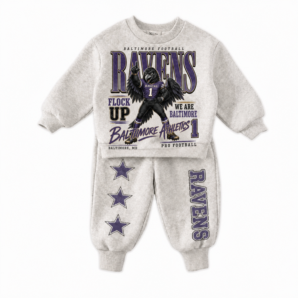 Baby Football Set And Matching Adult Sweater