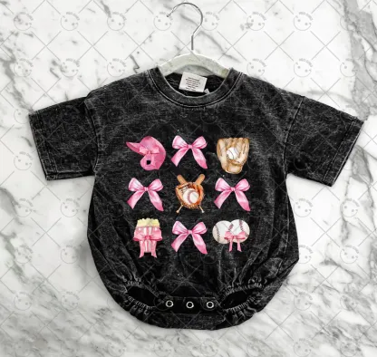Baby Baseball Rompers and Adult T-Shirts