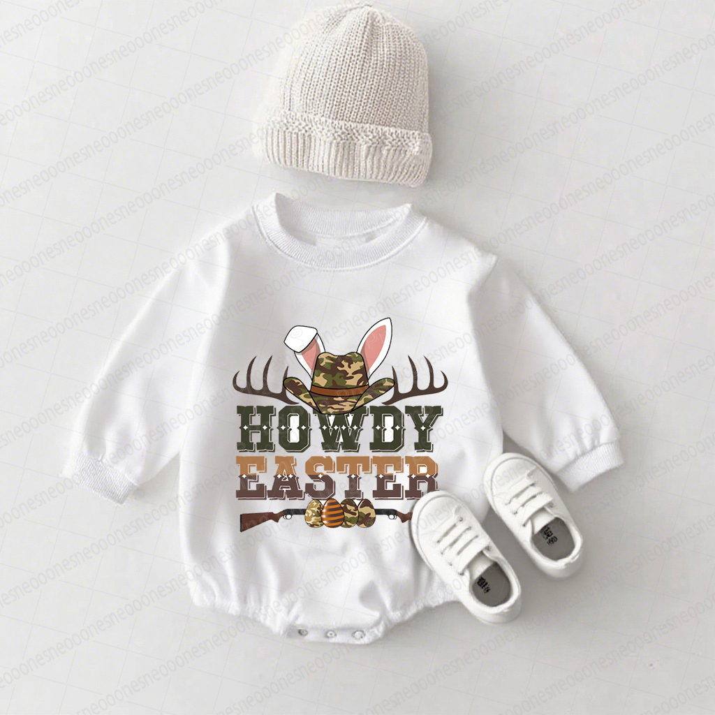 Baby Easter Printed Romper