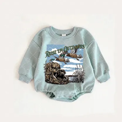 Baby Hunting ducks Romper