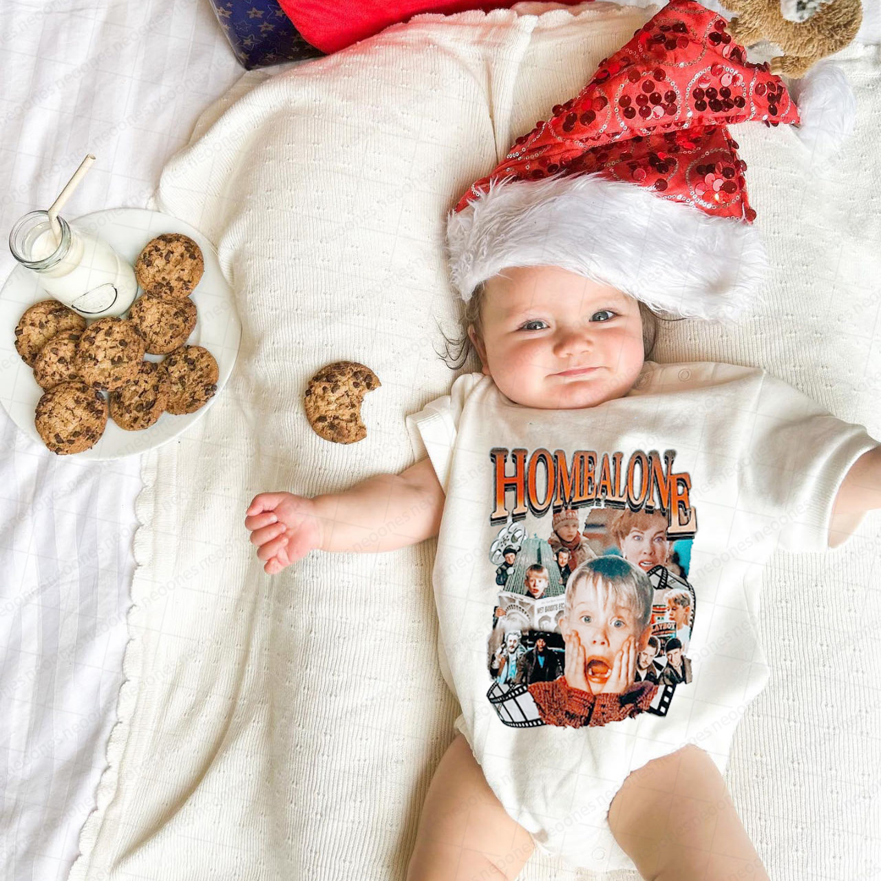 Baby Christmas print Romper