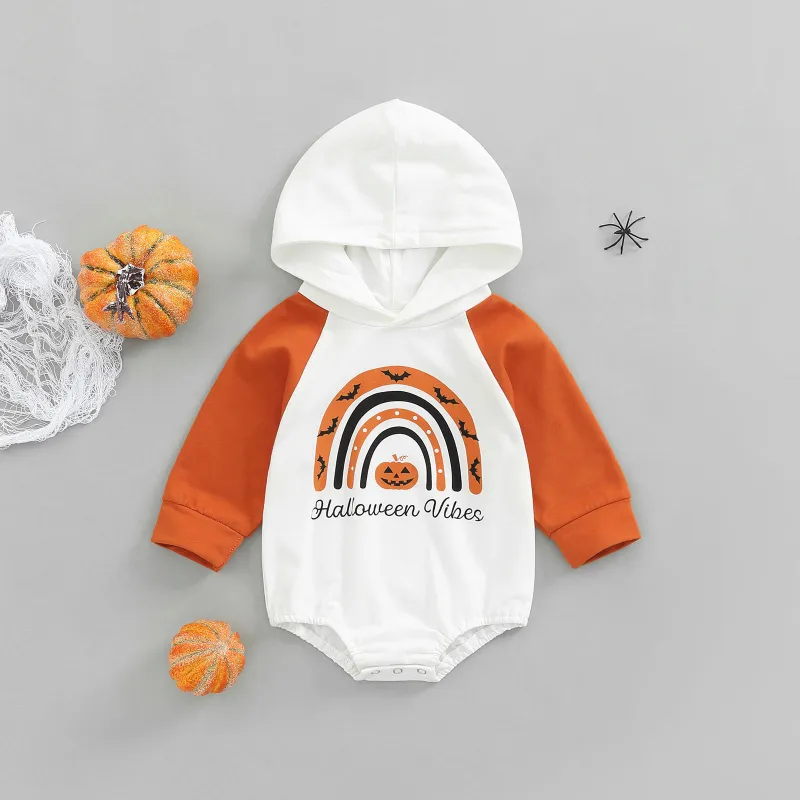 Baby Halloween Print Romper