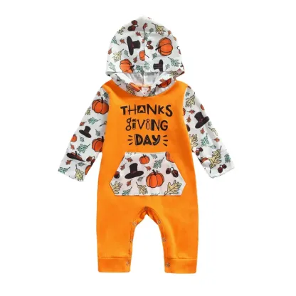 Baby Boy Thanksgiving Romper