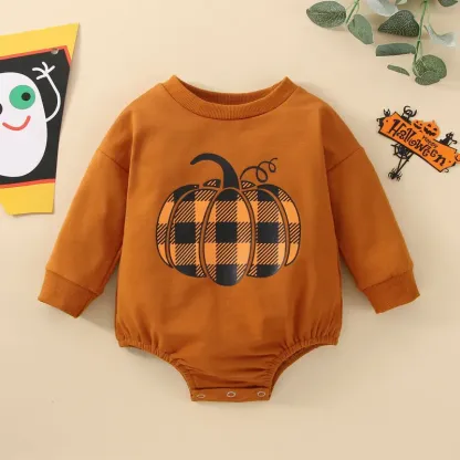 Baby Halloween Print Romper