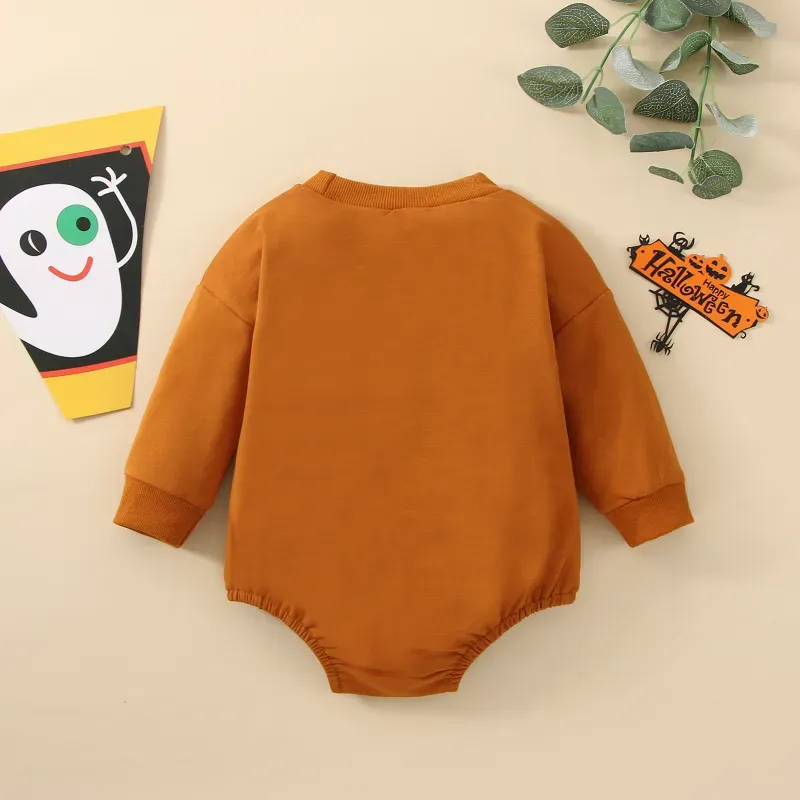 Baby Halloween Print Romper