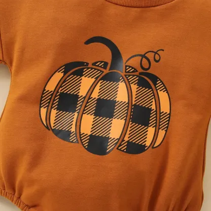 Baby Halloween Print Romper