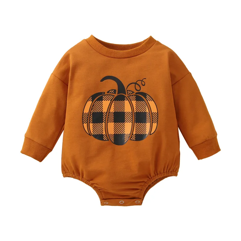 Baby Halloween Print Romper