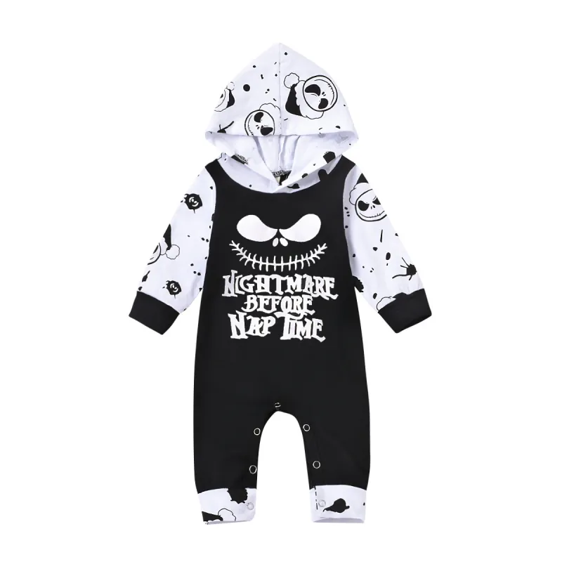 Baby Halloween Print Romper