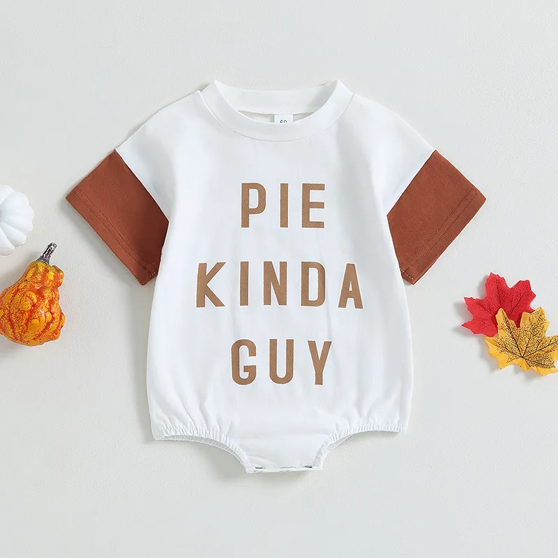 PIE KINDA GUA Print Romper