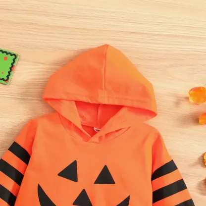 Baby Pumpkin Print Romper