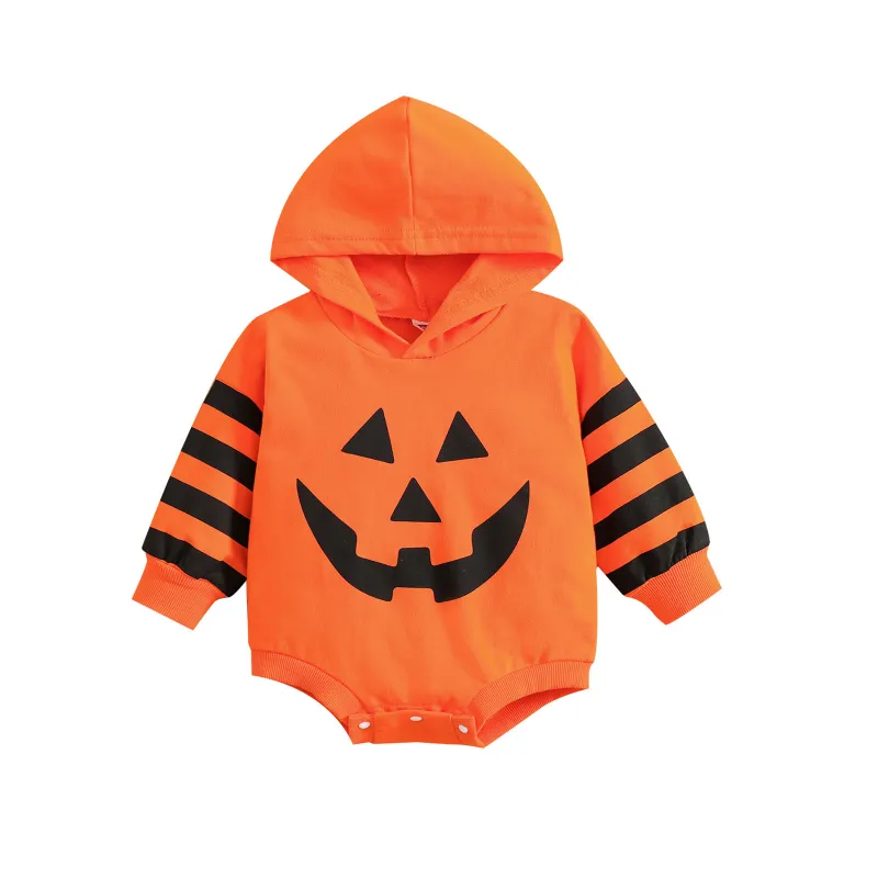 Baby Pumpkin Print Romper