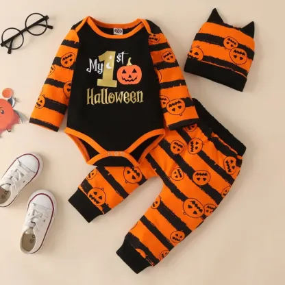 Baby Halloween Print Suit