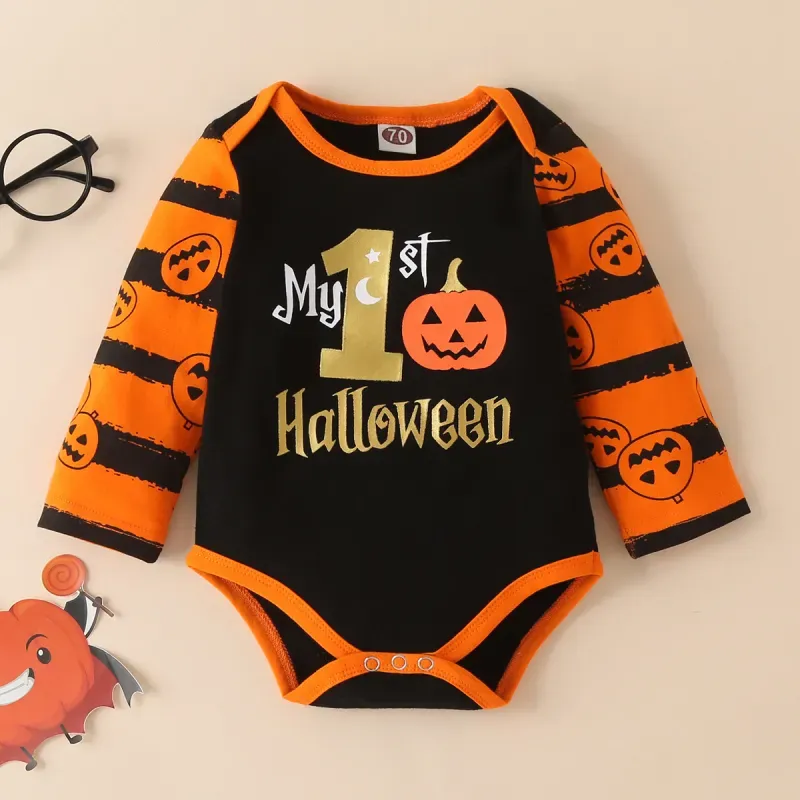Baby Halloween Print Suit