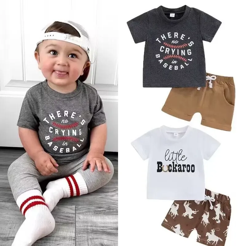 2-Piece Baby Boy Print Set