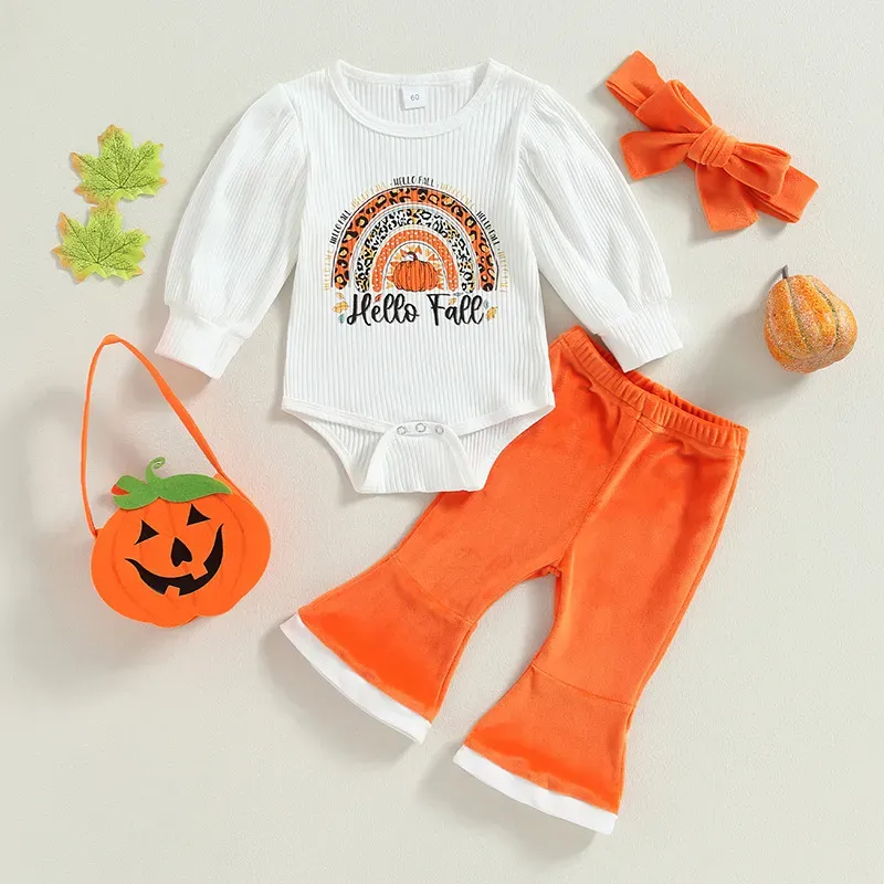 Baby Girl Hello Fall Outfit