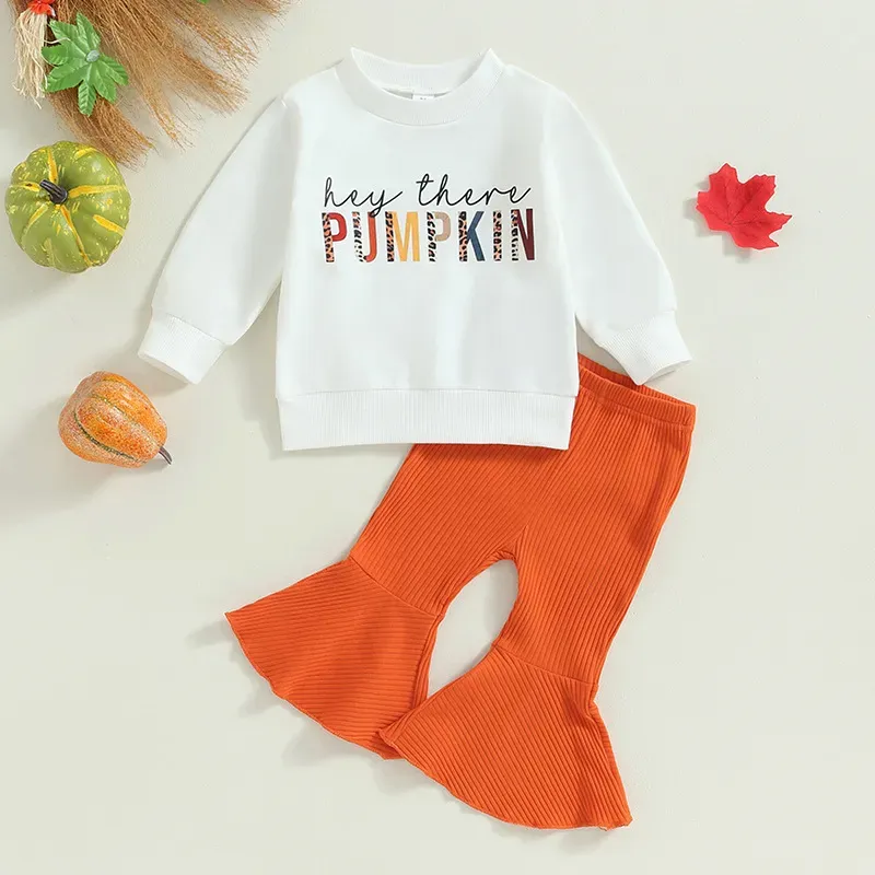 2-Piece Baby girl Pumpkin  Suit