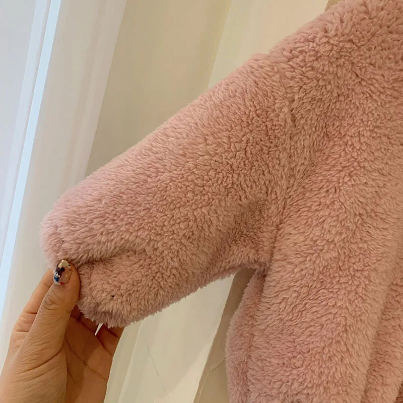 Baby plush cute big bow Bodysuit