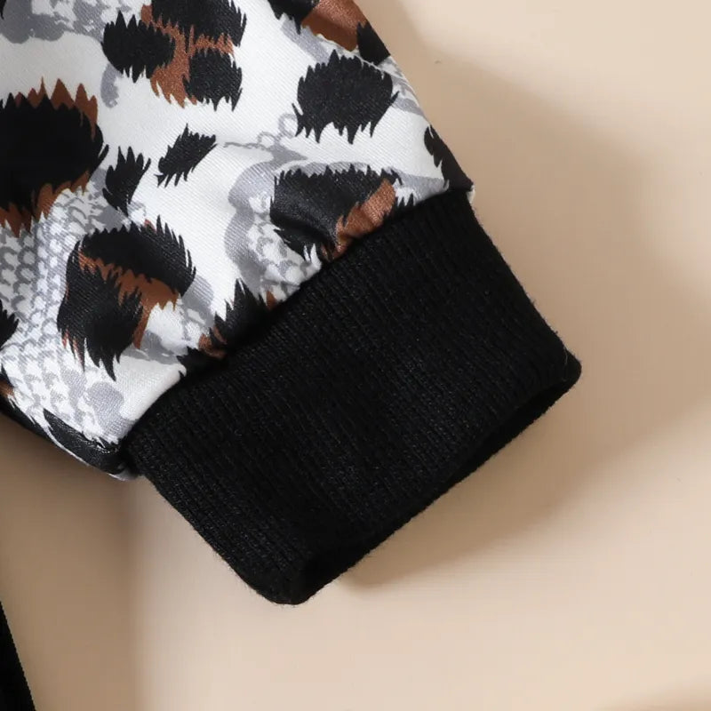 Baby LUCKY print colorblock Bodysuit