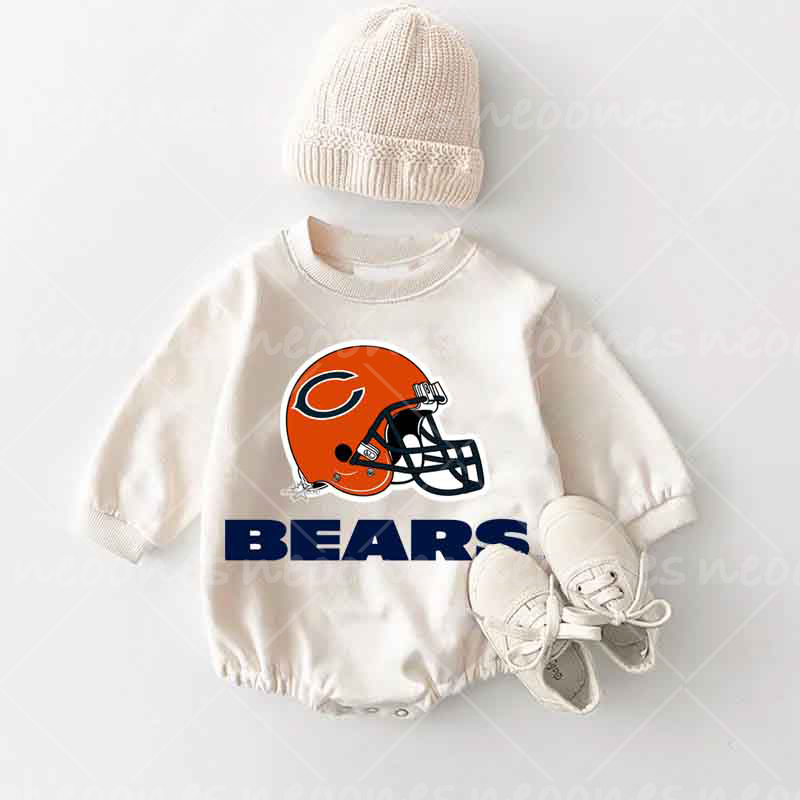 Baby Chicago Bears Romper and Adult Sweatshirt