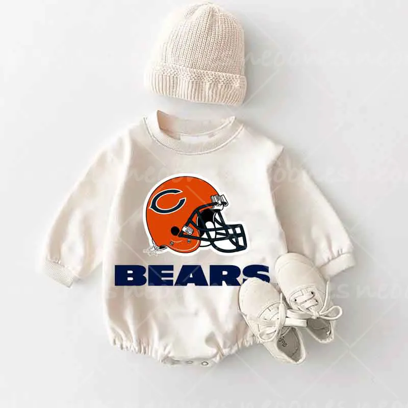 Baby Chicago Bears Romper and Adult Sweatshirt