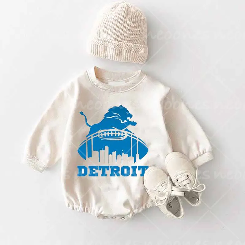 Baby football Romper and Adult Sweatshirt