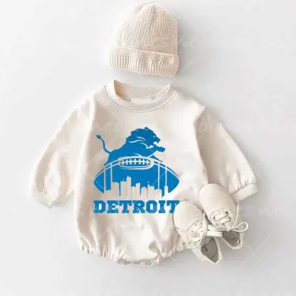 Baby football Romper and Adult Sweatshirt