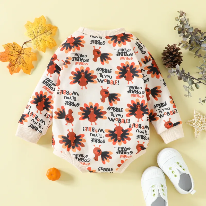 Baby Thanksgiving Romper