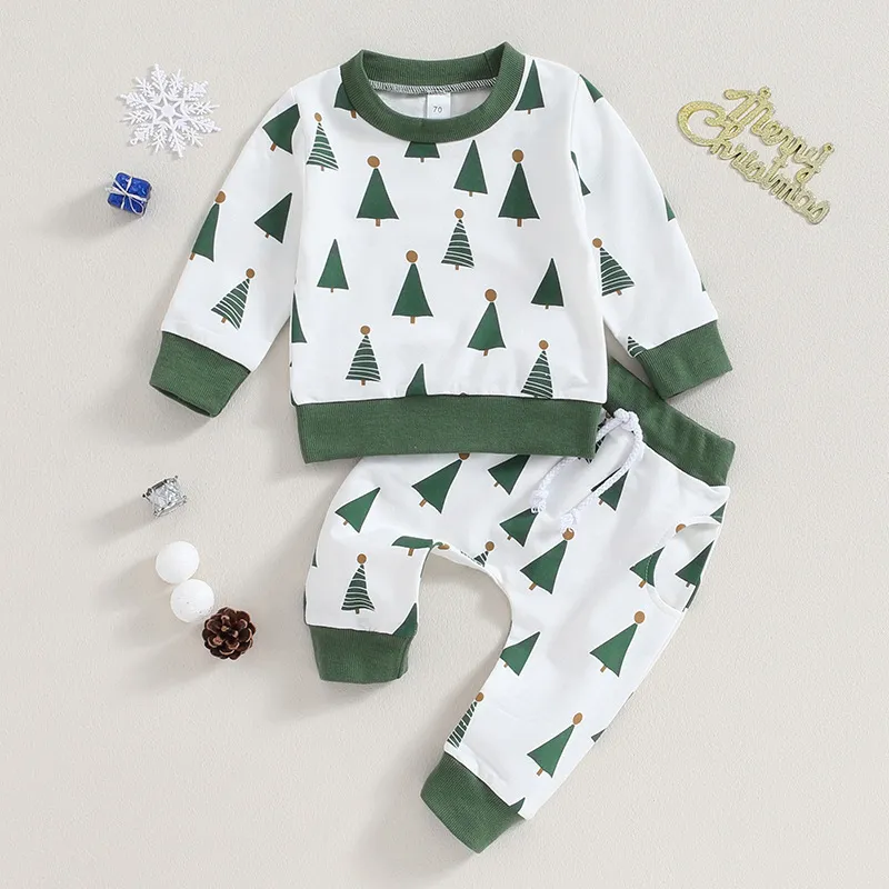 2 Piece Baby Christmas Tree Set