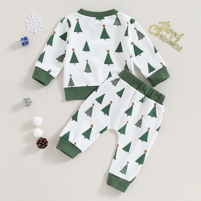 2 Piece Baby Christmas Tree Set