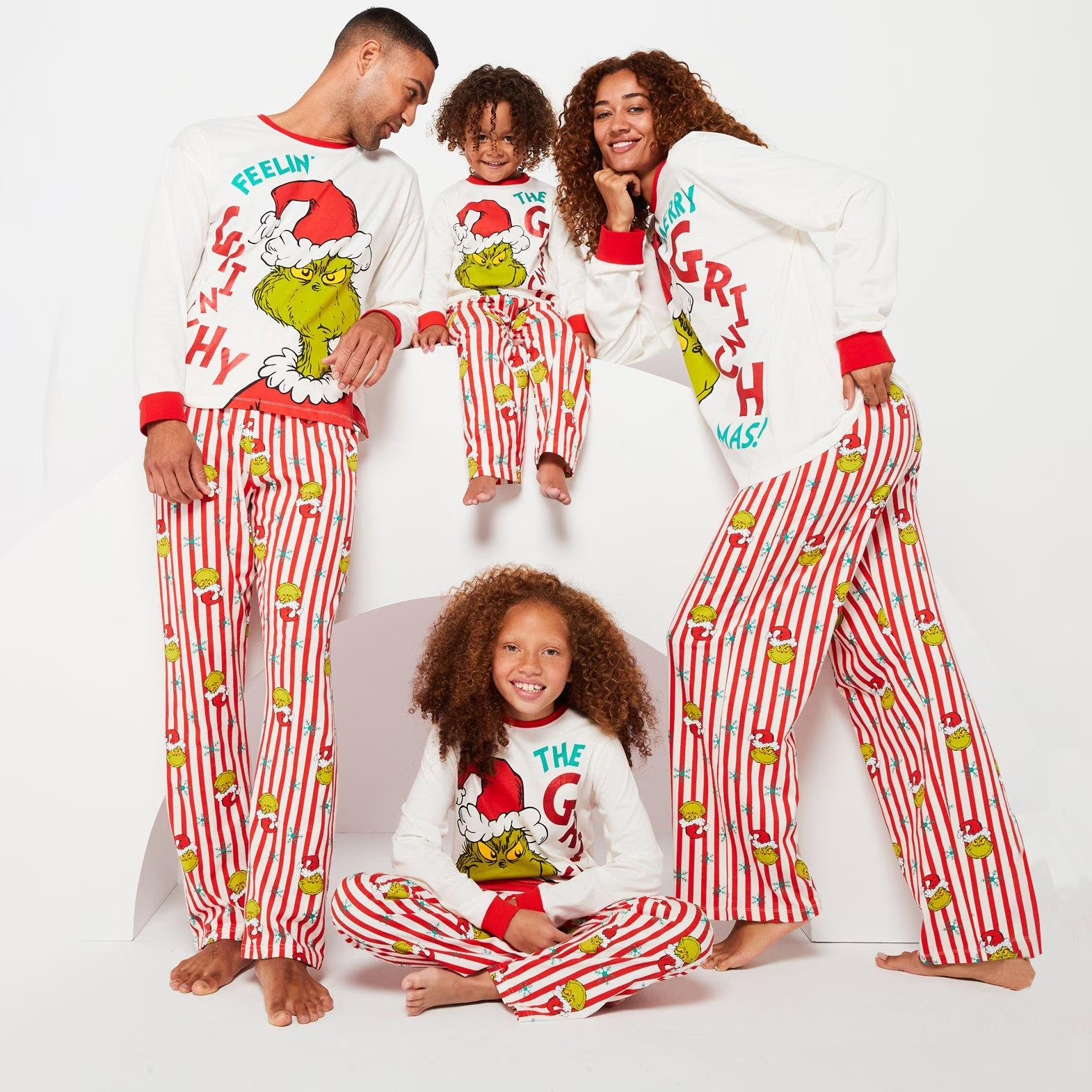 Festive Christmas Printed Matching Loungewear (Parent & Kid)