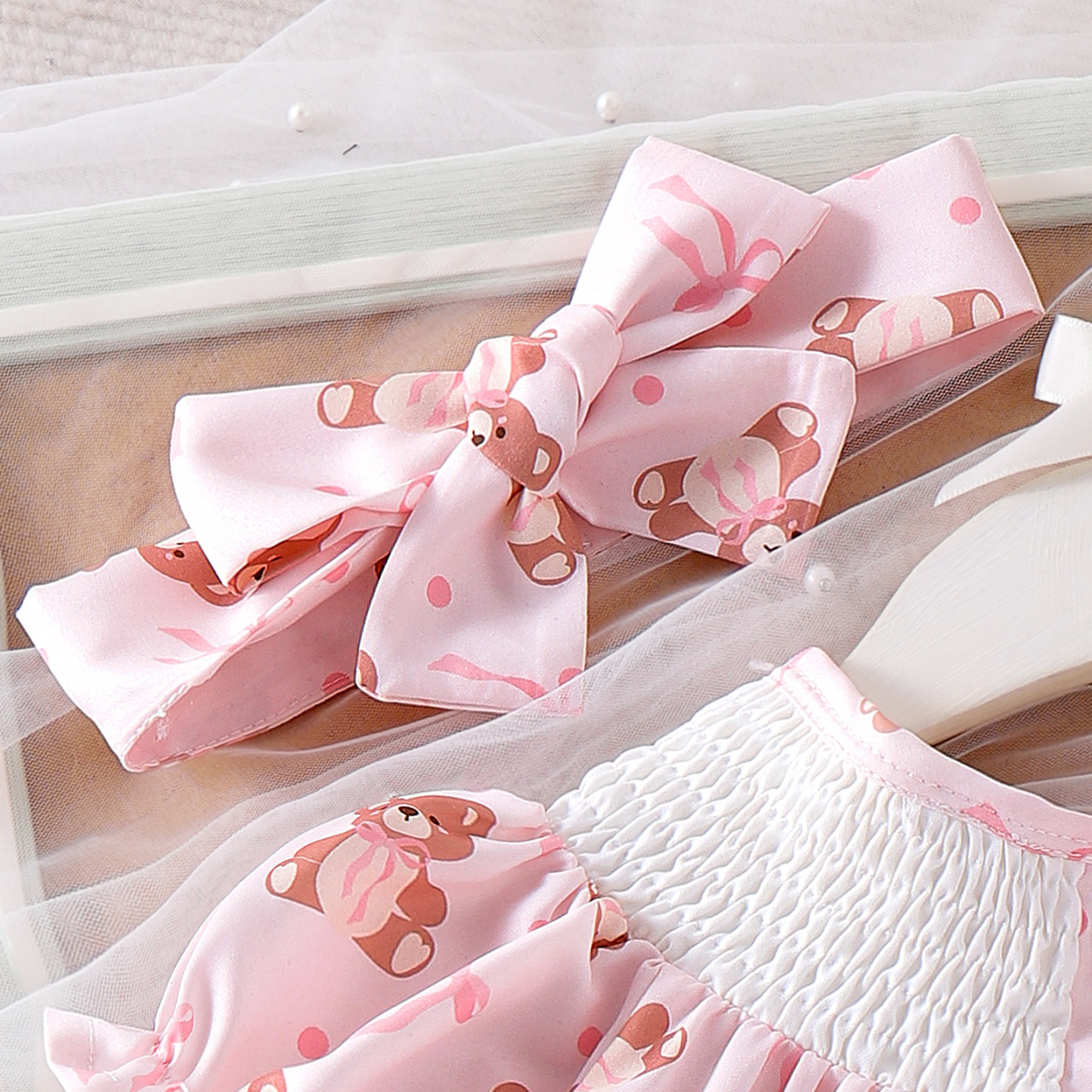 Girls' Cute  embroidered dress