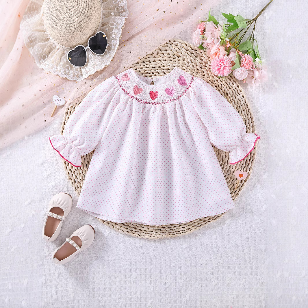 Girls Love Embroidered Dress