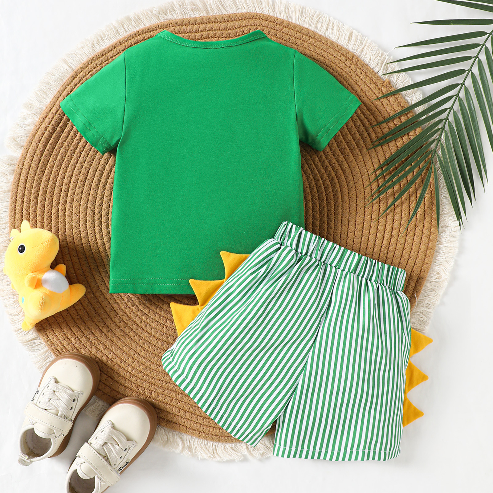 Baby Boy Dinosaur Embroidery Suit