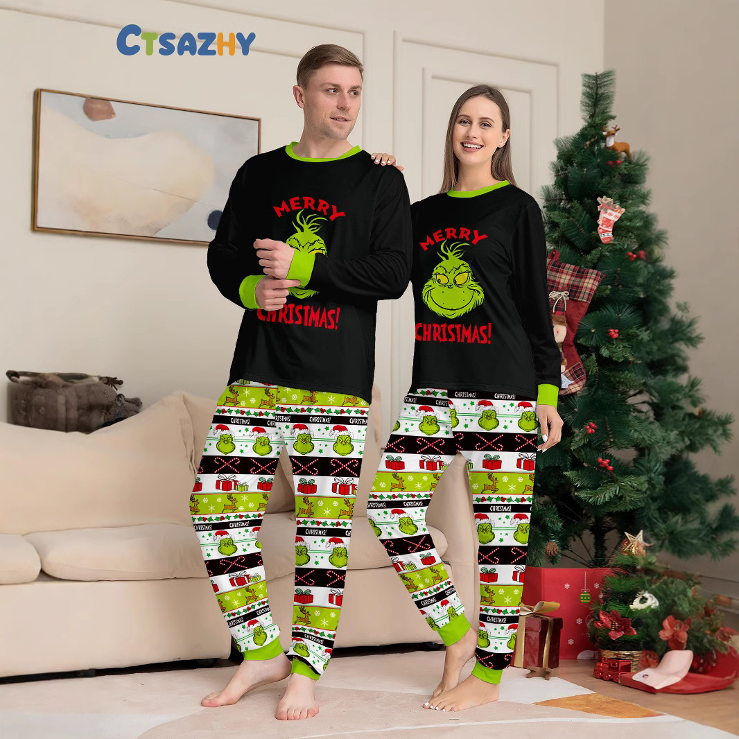 Christmas Parent-Child Printed Loungewear