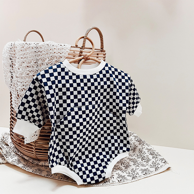 Baby Checkerboard Romper