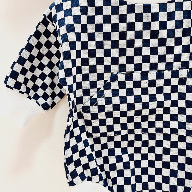 Baby Checkerboard Romper