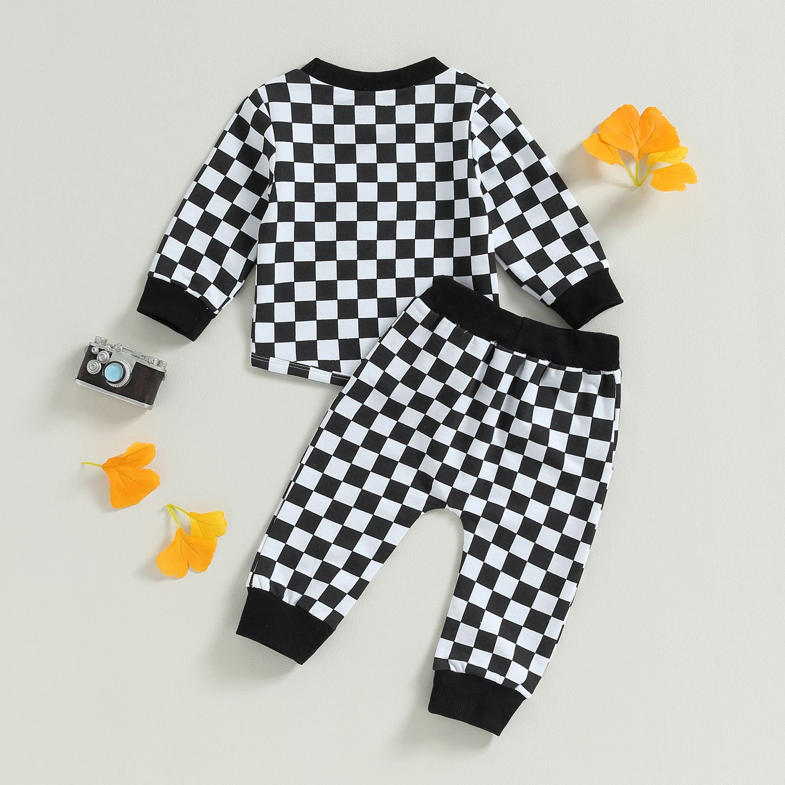 Baby Chequered Printed Sweatshirt